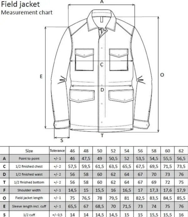 Treger Field Jacket, wasserabweisender Oberstoff - Dunkeloliv Clearance
