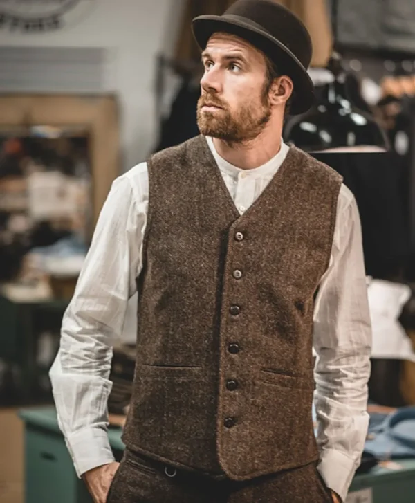 Treger Gilet Upland brown New