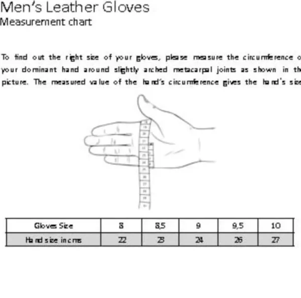 Treger Klassische Herren Lederhandschuhe - Dunkelbraun New