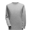 Treger Pullover aus Lammwolle mit Sattelärmeln - Hellgrau Outlet