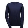 Treger Pullover mit V-Ausschnitt - Marineblau Fashion