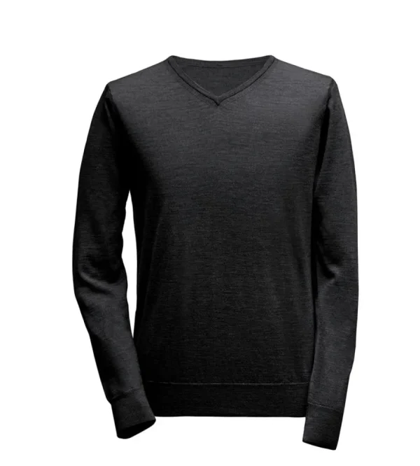 Treger Pullover mit V-Ausschnitt - Anthrazit New