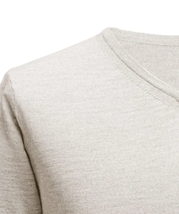 Treger Pullover mit V-Ausschnitt - Beige Online