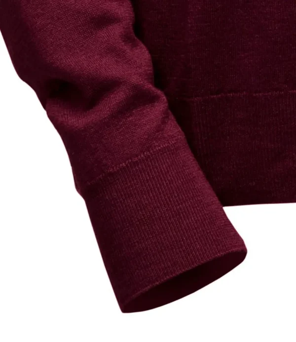 Treger Rollkragenpullover - Burgund Outlet