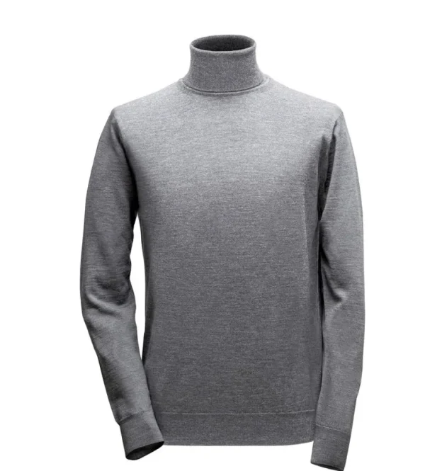 Treger Rollkragenpullover - Hellgrau Discount