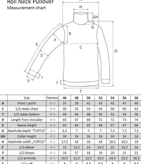 Treger Rollkragenpullover - Hellgrau Discount