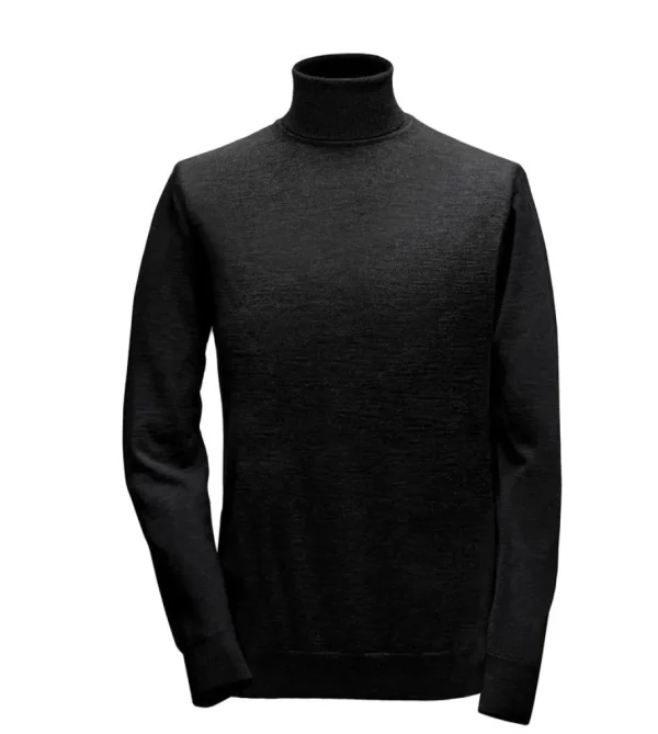 Treger Rollkragenpullover - Schwarz New