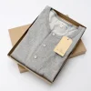 Treger Shirt kurzarm - Farbe grau meliert Fashion