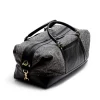 Treger Tweed Duffle Bag - Schwarz/Grau Donegal Outlet