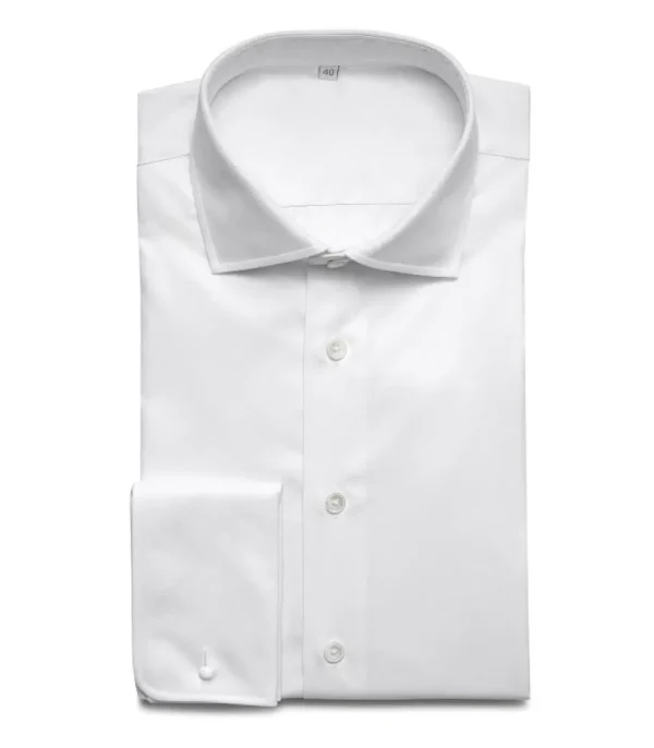 Treger Twill Business Hemd, Doppelmanschette Online